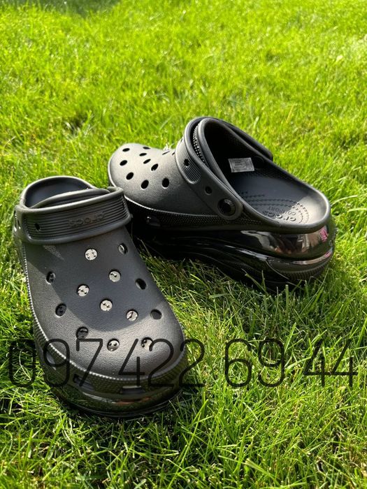 Супер Новинка! Classic Mega Crush Crocs Жіночі крокси Crocs платформа
