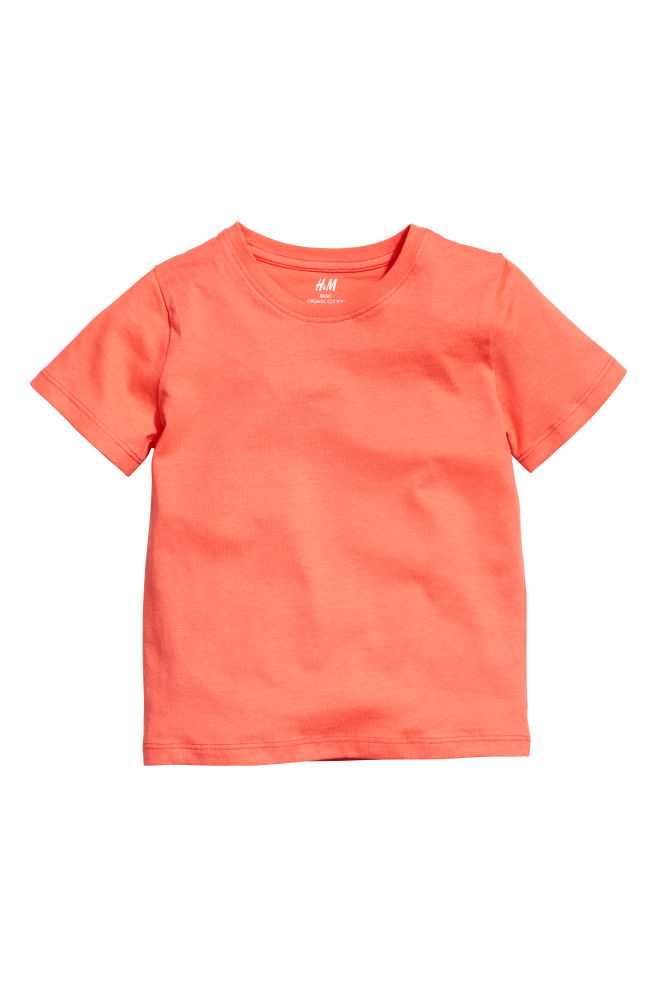 T-shirt coral algodão Tam.92cm "H&M"