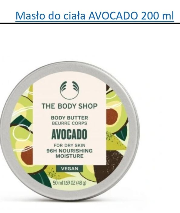 Krem do ciała THE body shop AVOCADO