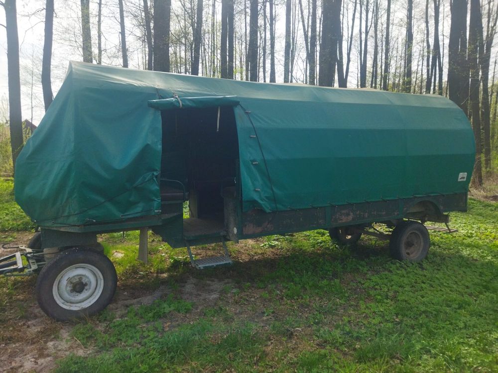 Bryczka konna podwoda, linijka myśliwska .