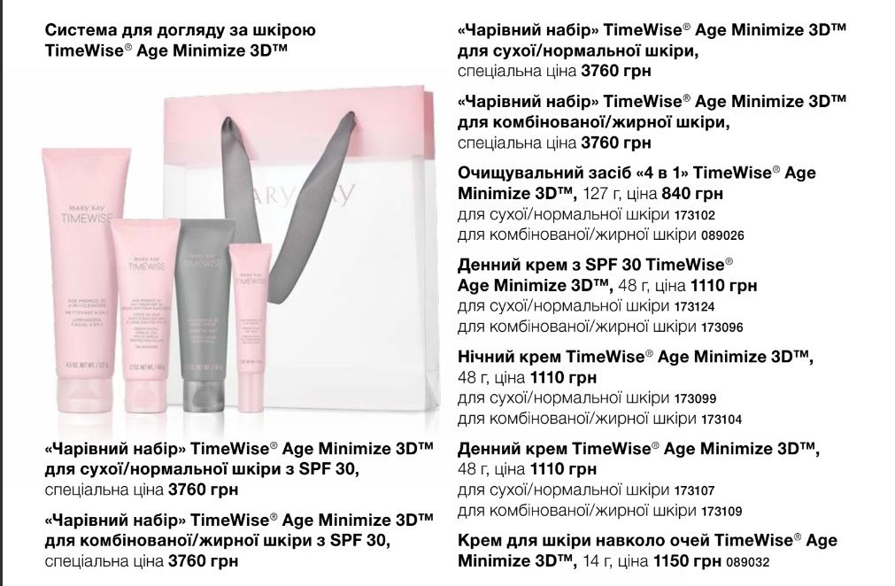 Mary Kay TimeWise Repair.Активна ліфтинг сиворотка нижньої 3 обличчя