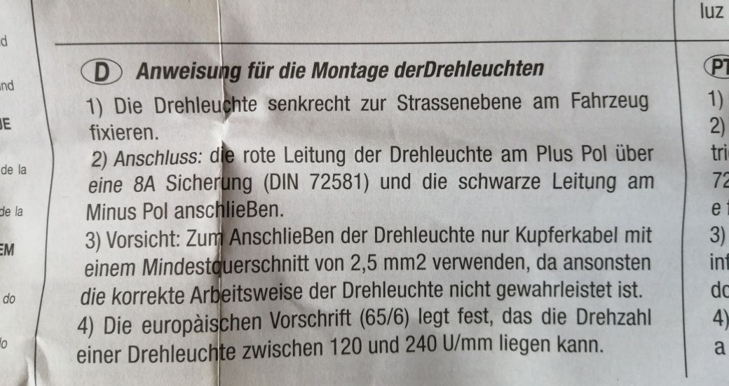 Sygnalizator. Lampa błyskowa. Kogut ostrzegawczy