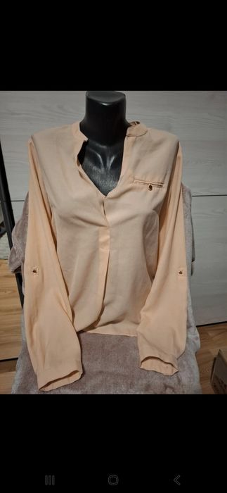 Koszula luźna beżowa Reserved 36