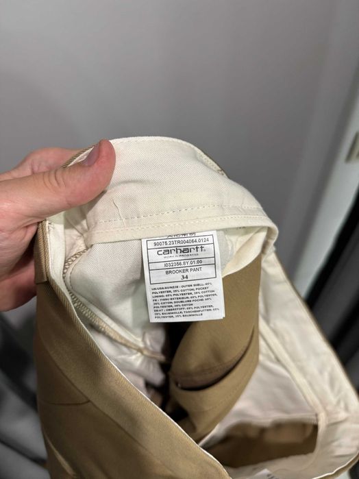 Штани Carhartt WIP (брюки широкі)