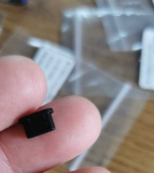 Zatyczka pyłu partu USB - C, do telefonu Samsung Huawei Xiaomi silikon