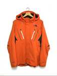 Kurtka the north face recco pomaranczowa narciarska outdoor ciepla