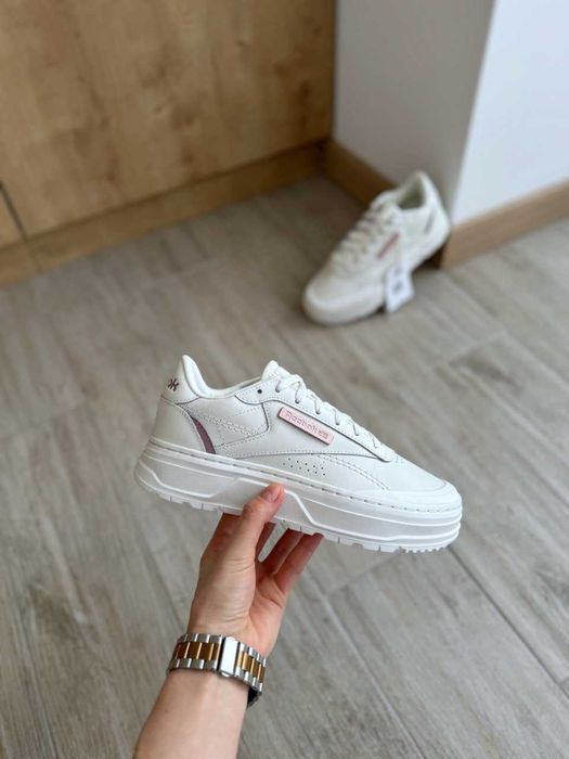 США! Жіночі кросівки Reebok Club C Double Geo GZ2157 Оригінал! 37.5-40
