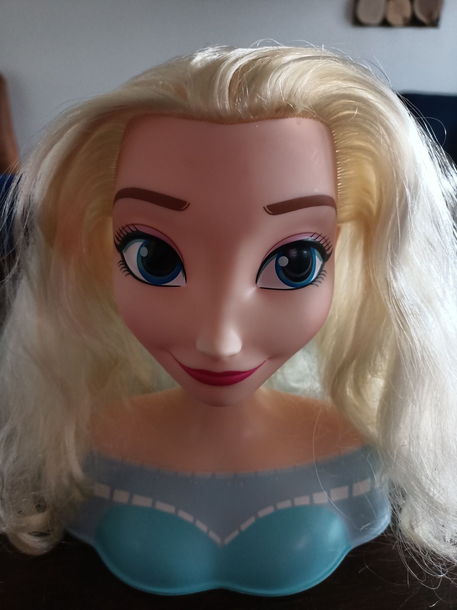 Lalka Elsa, głowa do czesania