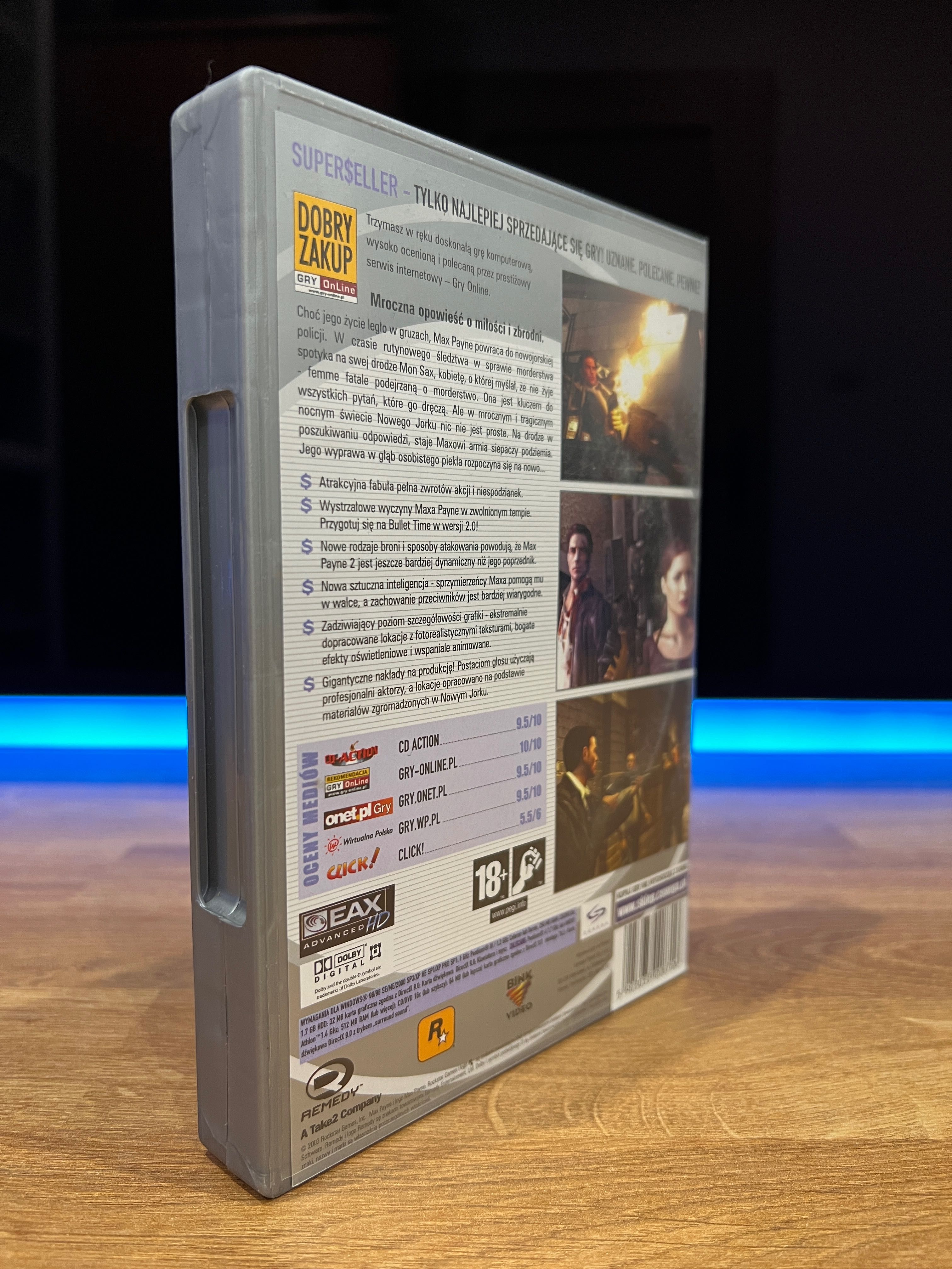 Max Payne 2 (PC PL 2003) polskie wydanie SuperSeller