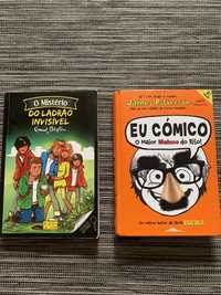 Livro Eu cómico mais livro o mistério do ladrão invisivel