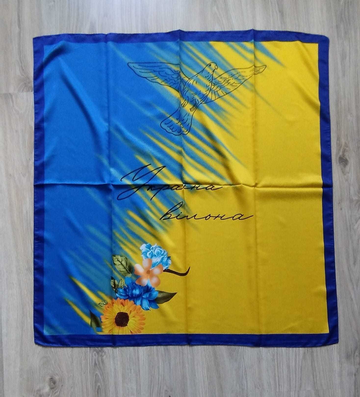Патріотичні українські хустки, 20 різних, хустка прапор, сувенір