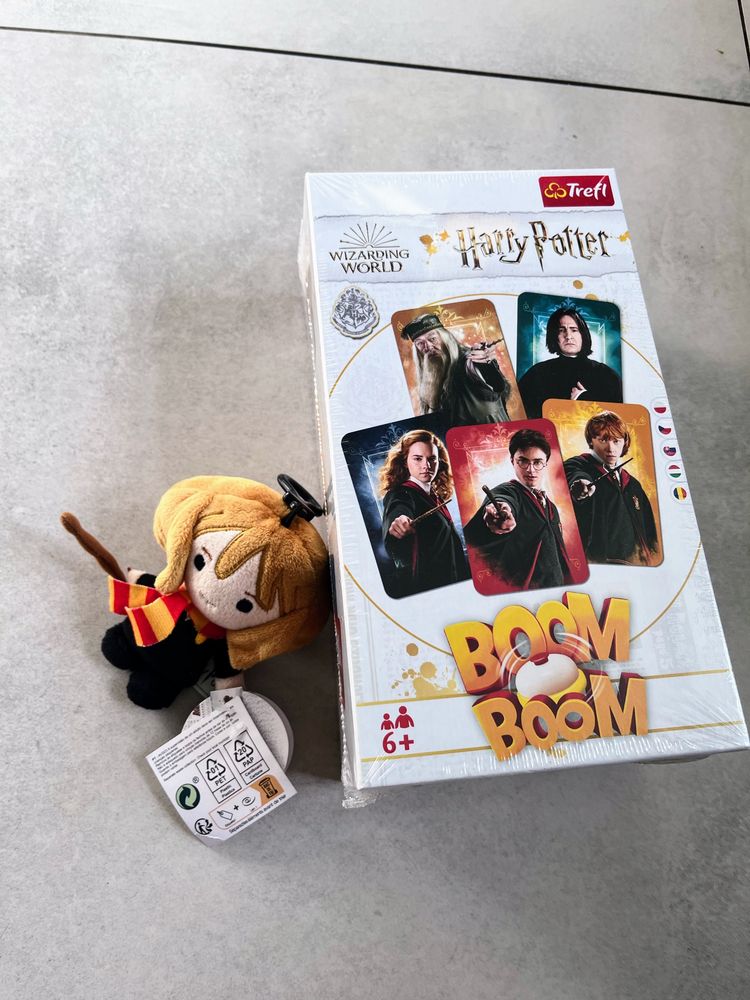 Nowe! Gra Boom Boom Harry Potter plus maskotka breloczek Hermiona