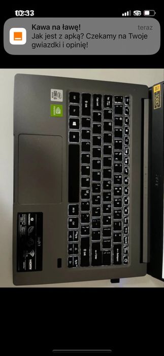 Laptop acer swift 3 i5