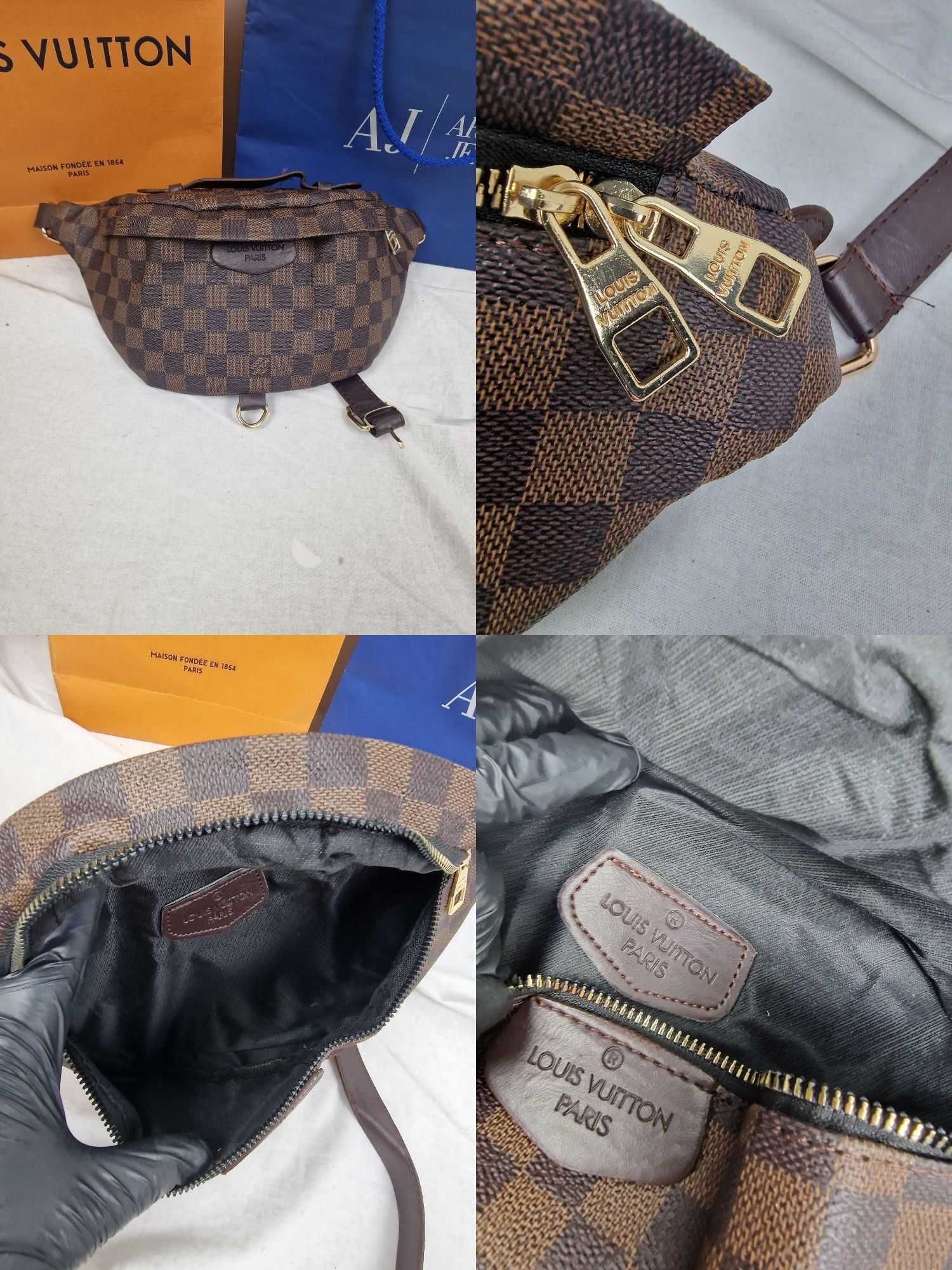 Listonoszka nerka Louis Vuitton wytłaczana nowość premium