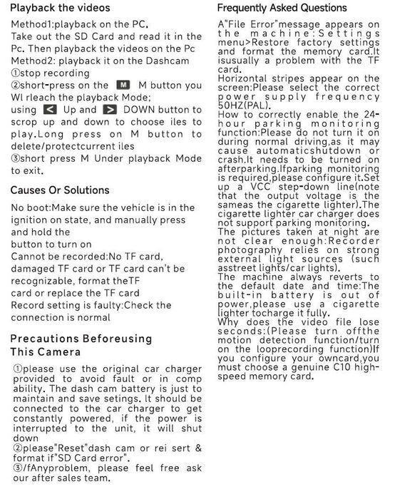 Відеорегістратор HD 1080P (дві камери)