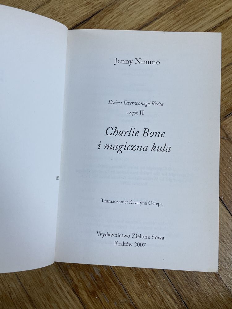 Charlie Bone i magiczna kula Jenny Nimmo