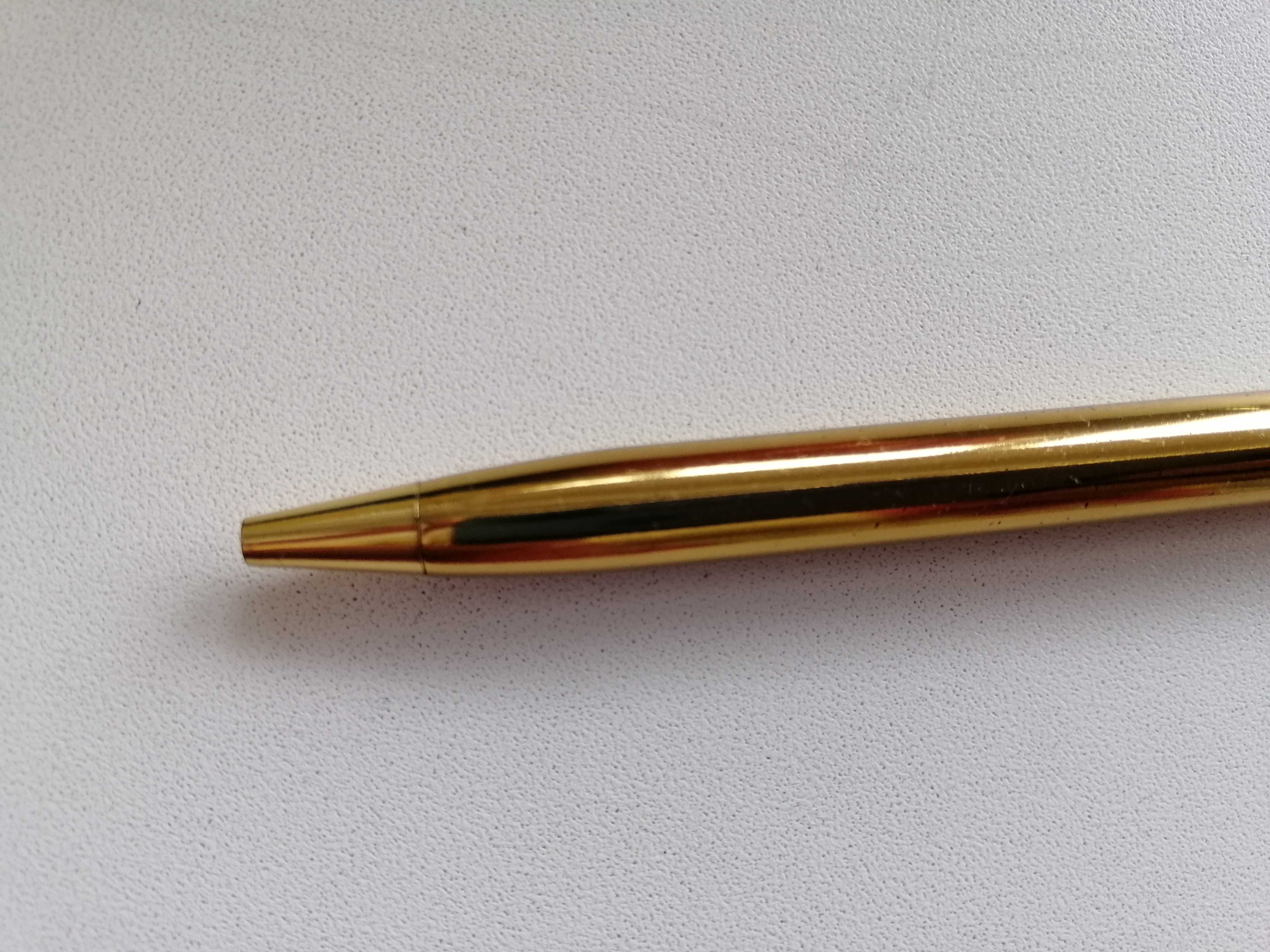 Продам золотистую ручку шариковую 14 см