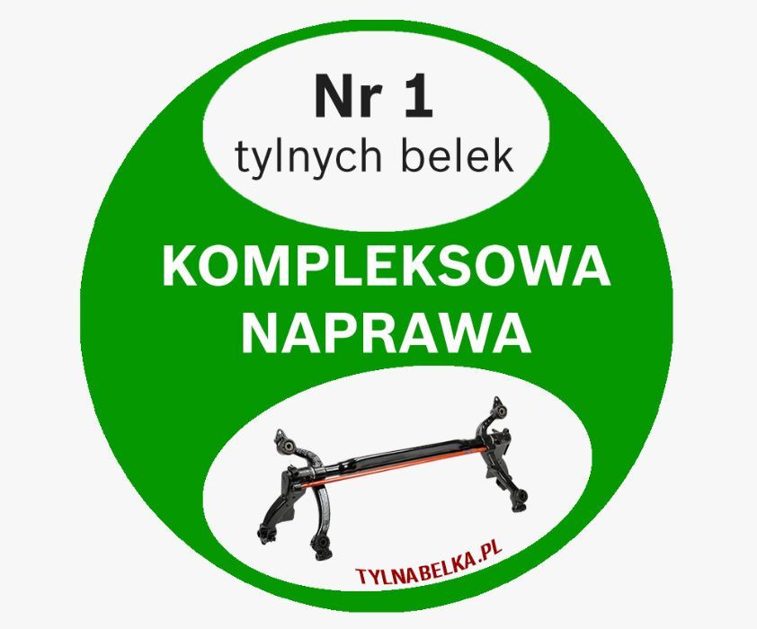 Tylna belka skrętna oś Peugeot 206 - 3 lata gwarancji