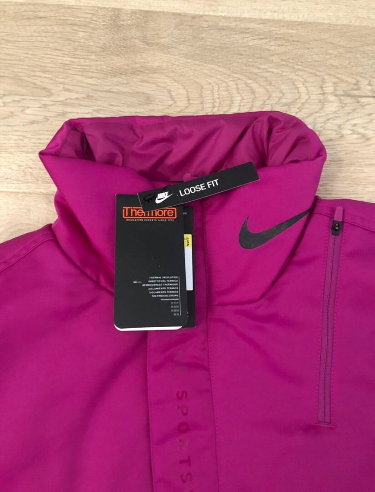 Куртка жіноча Nike thermore synthetic jacket фукси L оверсайз