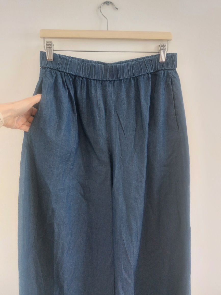 Wendy Trendy spódnico spodnie, kuloty, cieniutki jeans, 100% bawełna