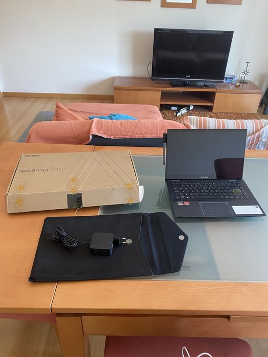 Asus Vivobook ryzen7 + acessorios