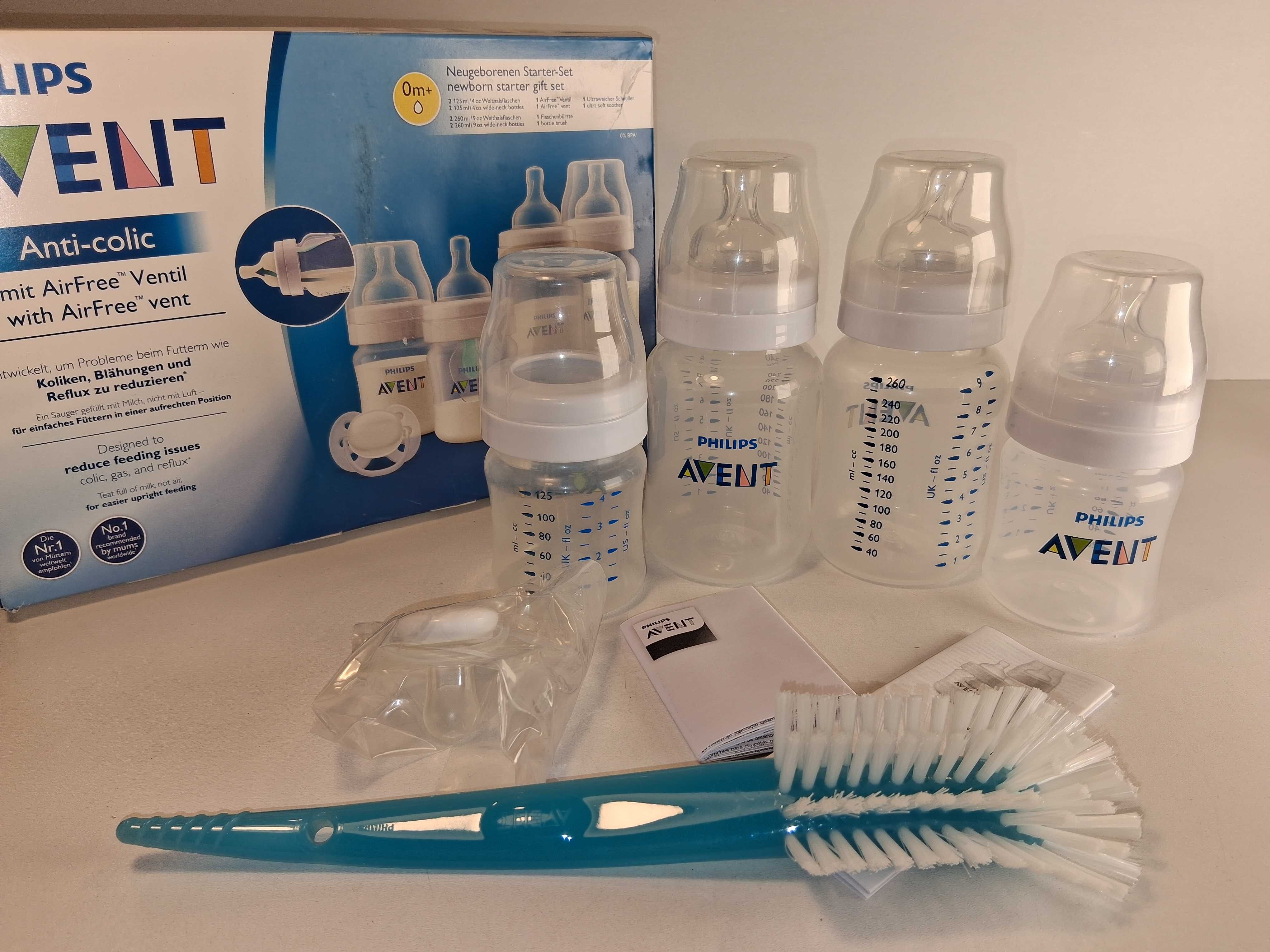 G022 Philips Avent Zestaw Startowy Butelki Antykolkowe AirFree Wentyl