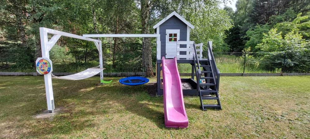 Domek dla dzieci plac zabaw domek z drewna