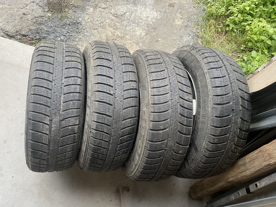 Opony zimowe na felgach stalowych r14