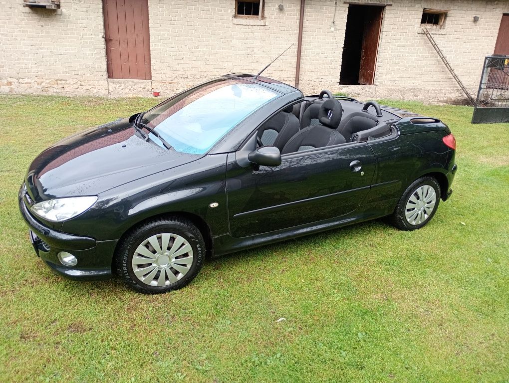 Peugeot 206 CC 1.6 b w dobrym stanie