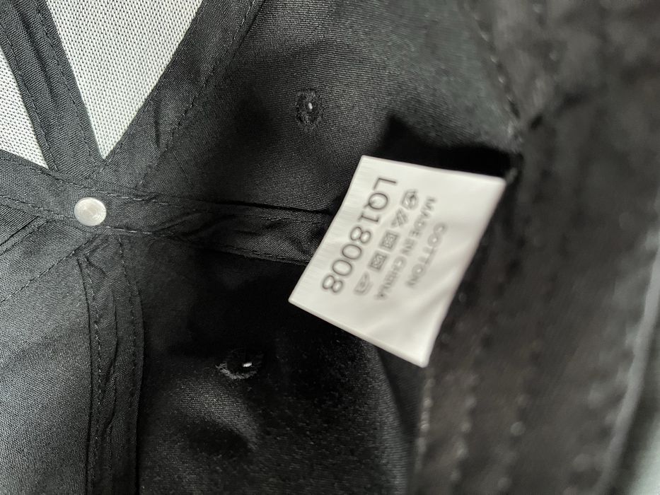 Bawełniana czarna bejsbolówka