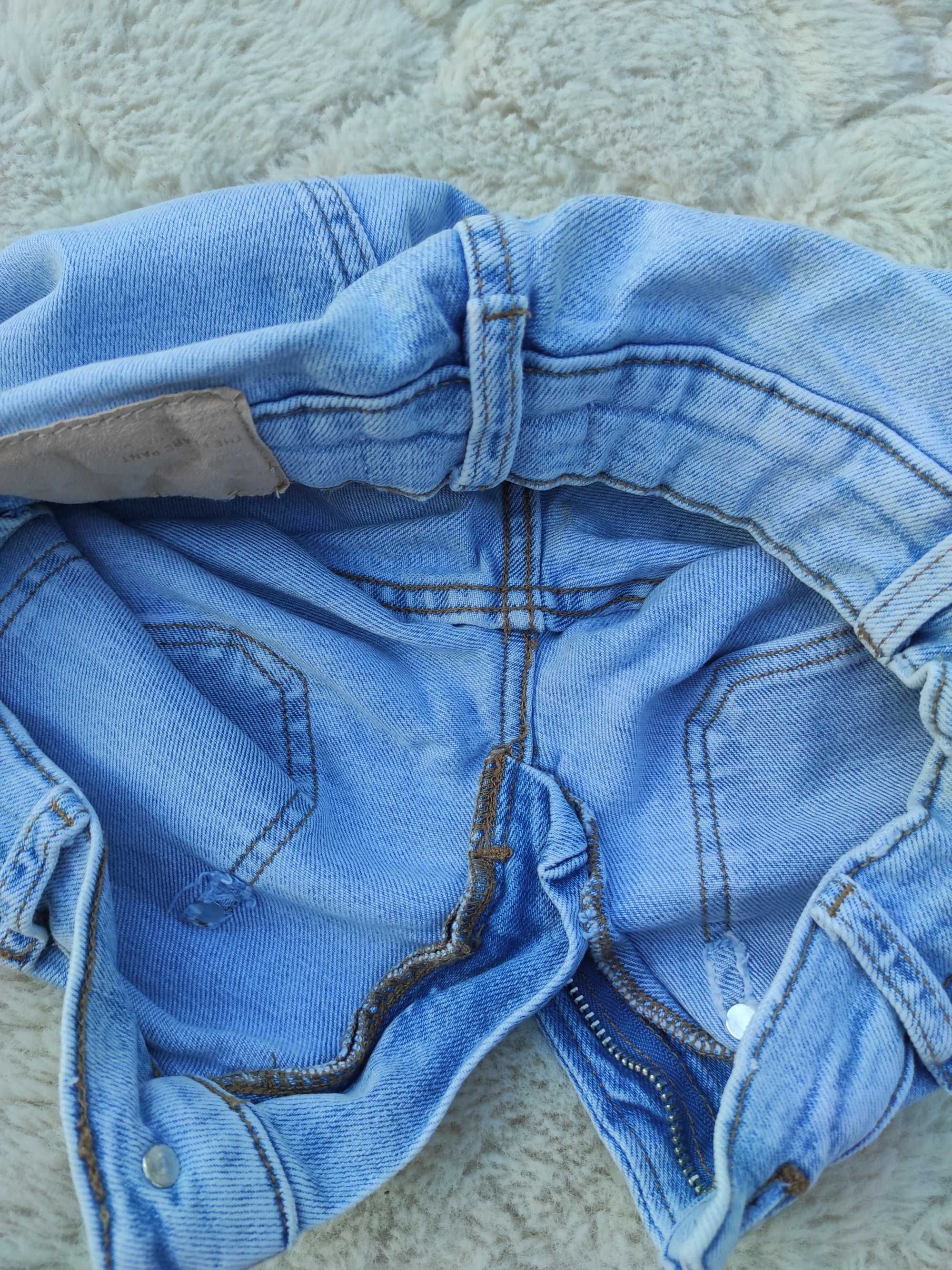 Spodnie Zara jeans ideal r.140