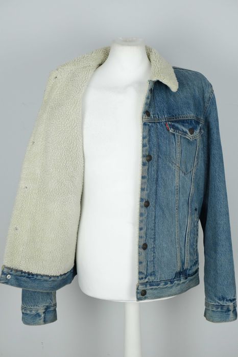 Levi's jeansowy na miśku męski r L