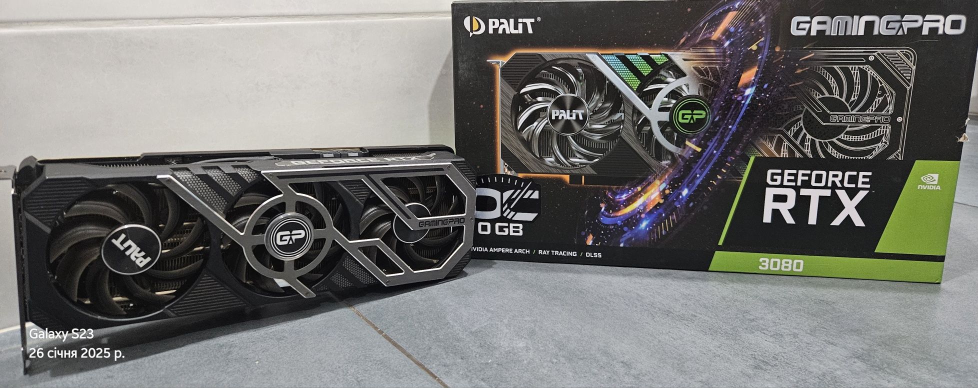 Продам відеокарту geforce rtx 3080 palit 10gb