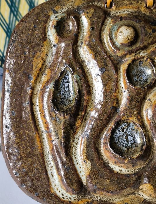 Plakieta Mi sygnowana Mirostowice piekna stara ceramika