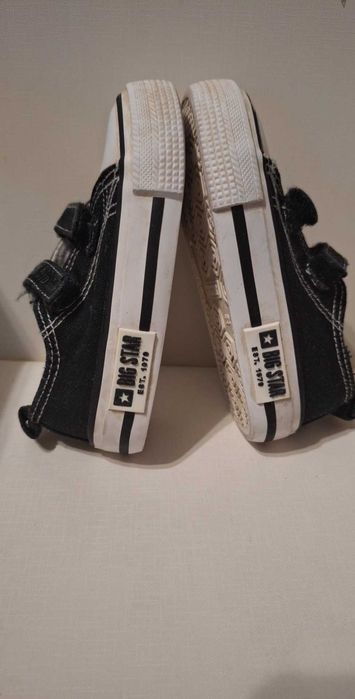 Buty sneakersy trampki big star czarne rozmiar 22 stan bardzo dobry