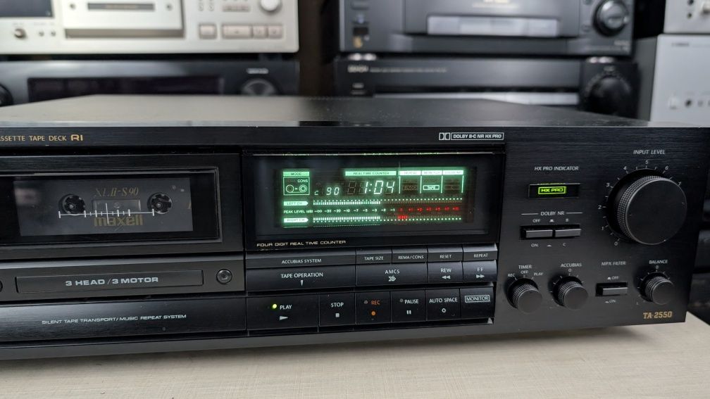 Onkyo Integra TA-2550 Wysokiej klasy magnetofon kasetowy 3-głowicy