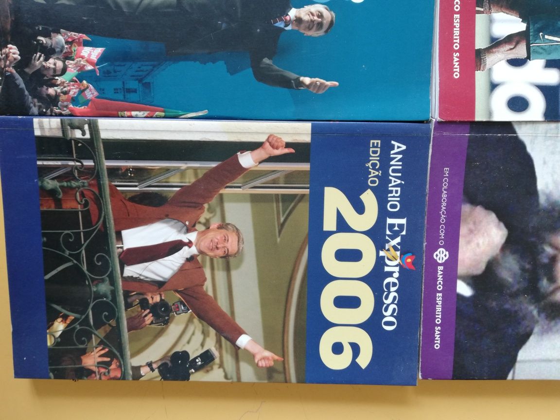 5 Anuarios Expresso 2001 a 2006
