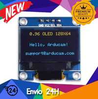 Arduino Modulo 128 x 64 azul branco driver I2C Serial