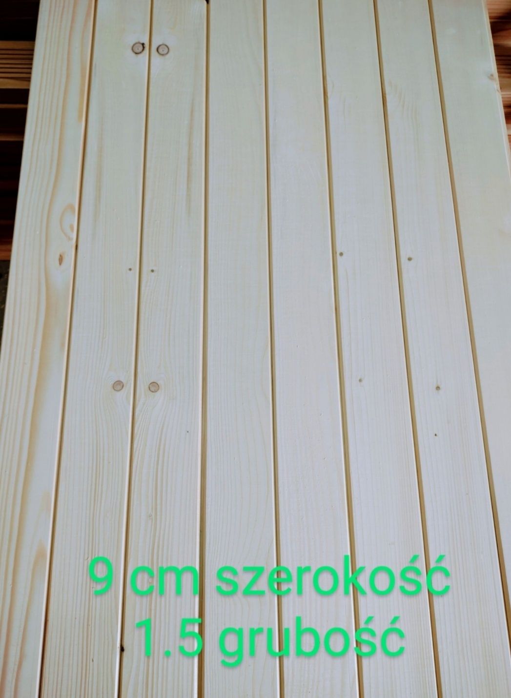 Producent Podbitka deska elewacyjna szalówka elewacja 12 cm x 1.5 1 ga