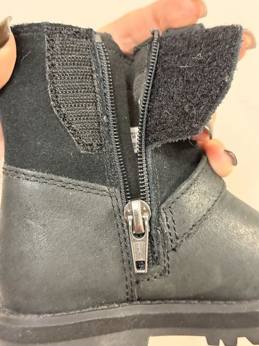 Шкіряні Timberland чоботи демісезонні 22 розмір