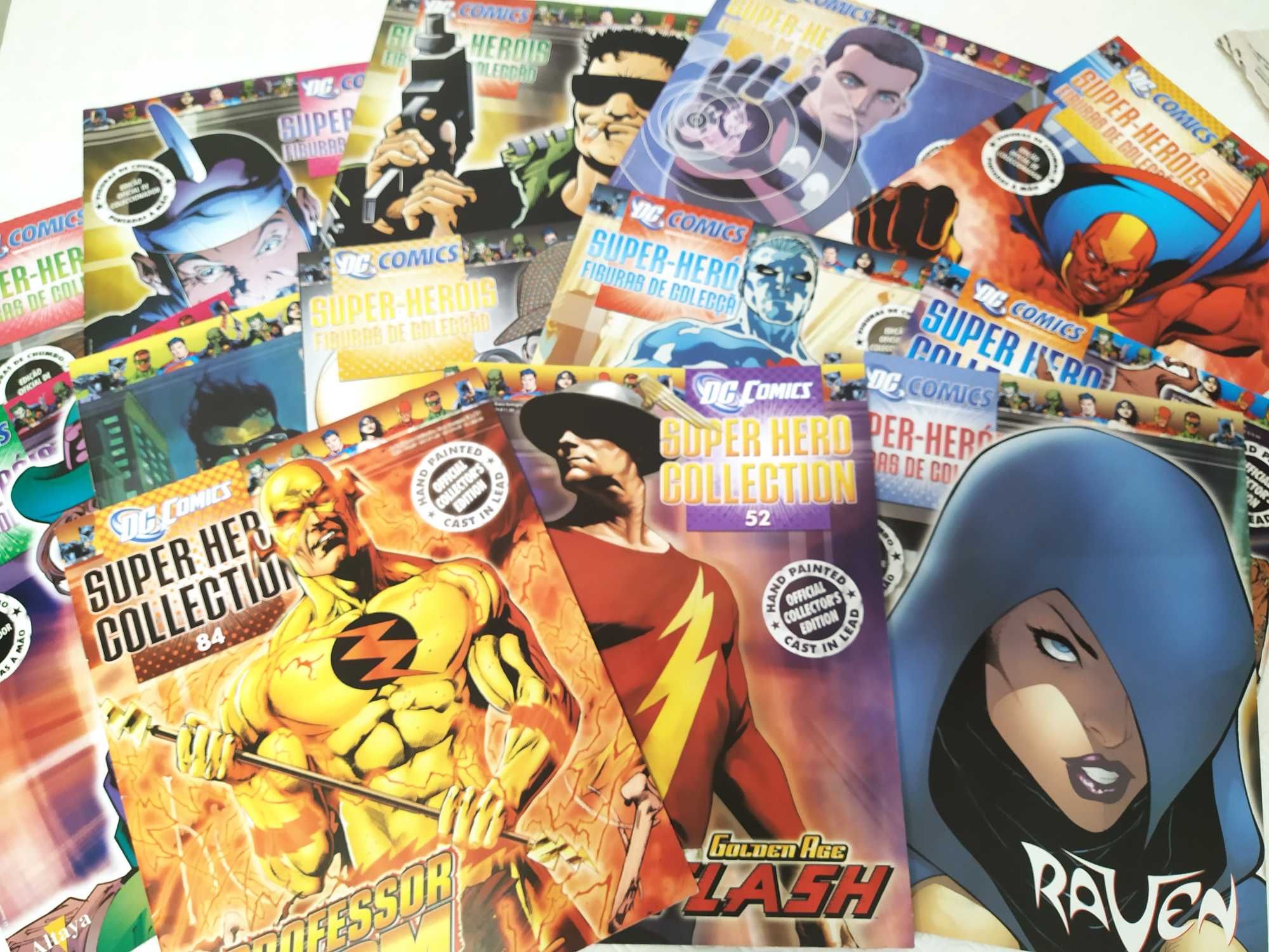 Arquivadores Revistas e Bases Exposição figuras Marvel e DC Comics