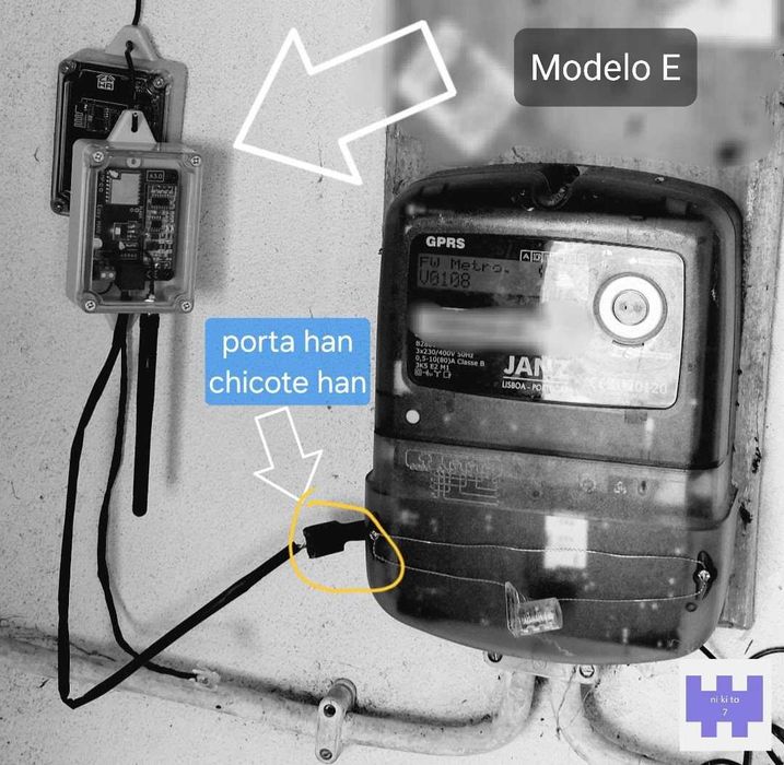 Easy HAN E5 - Monitor de energia via porta HAN