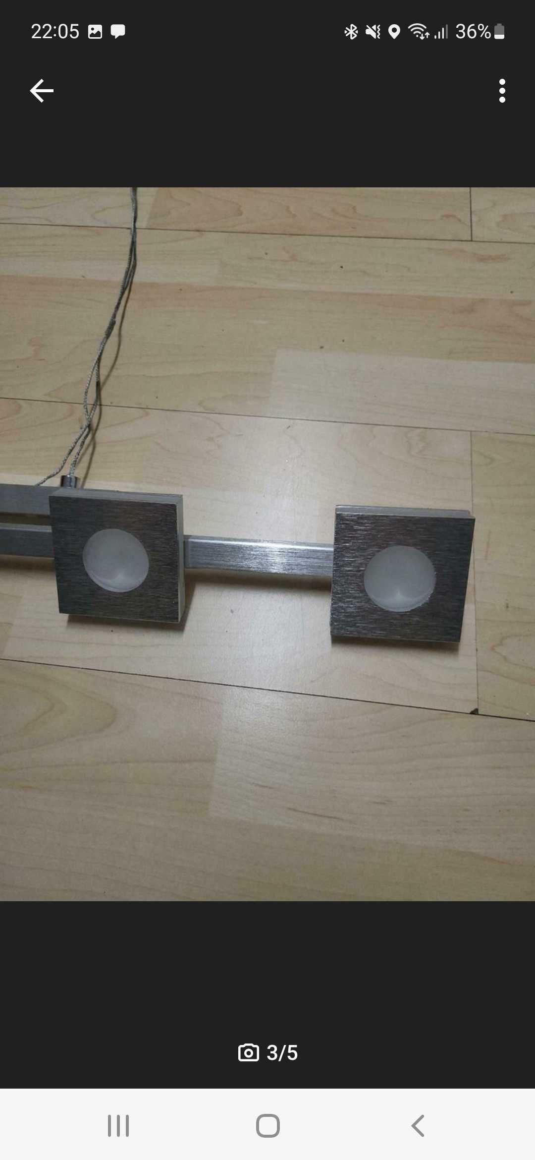 Ledowa lampa do jadalni