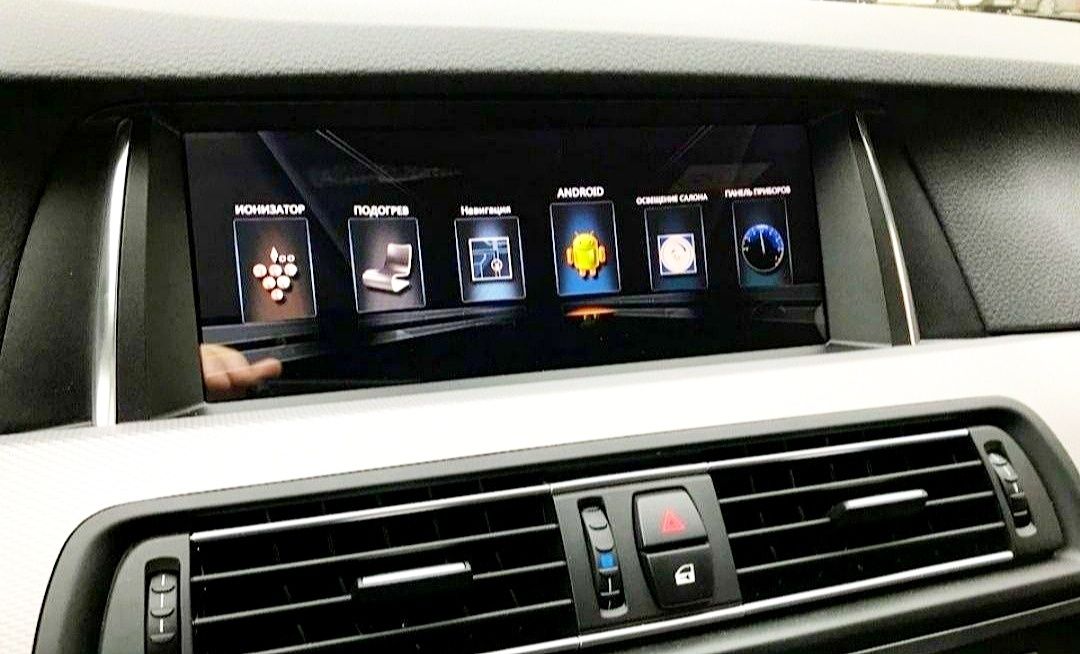 Магнитола Android BMW 5, F10, F11, Carplay, Bluetooth, GPS, 4G-LTE