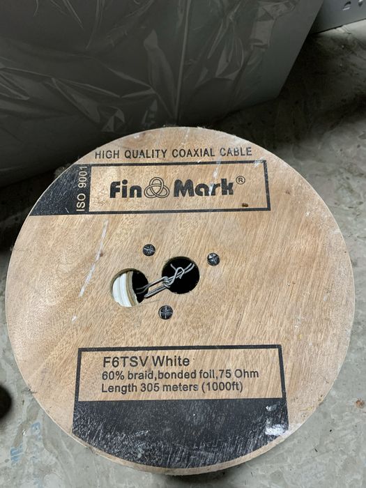 Кабель коаксікальний Finmark F6TSV 228 метрів!
