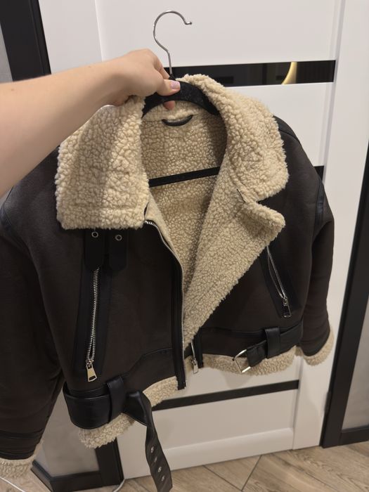 Жіноча куртка дублянка по типу zara