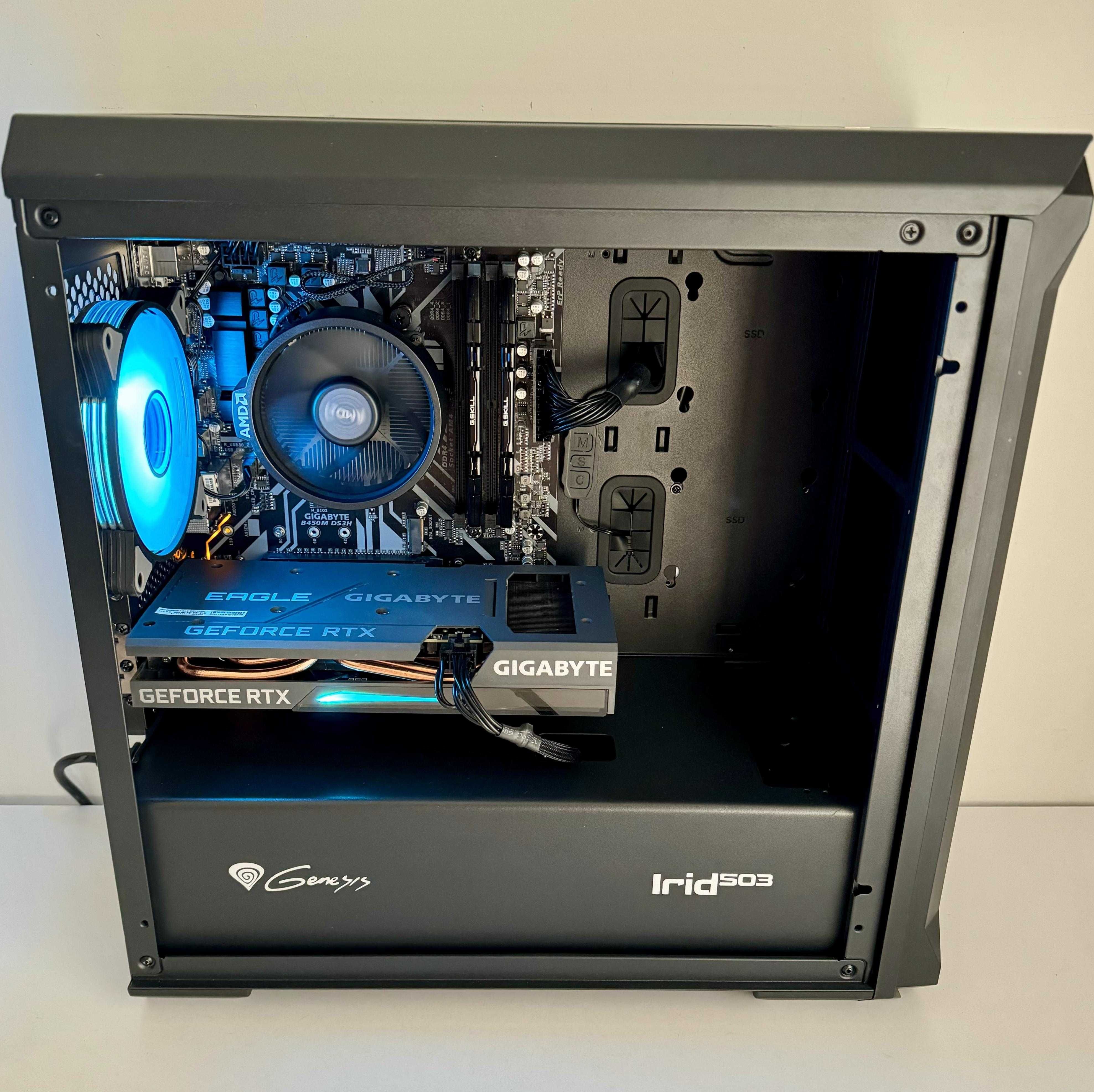 gamingowy komputer rtx3060 r5 3600 ssd 512