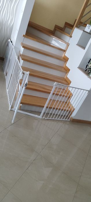 barierka zabezpieczająca na schody Guardian 6.0 biała