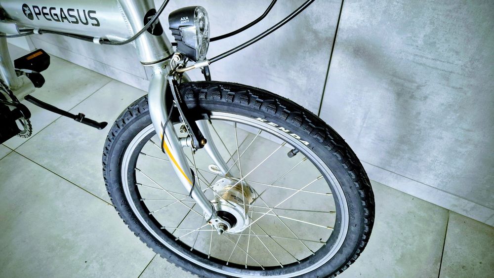 Rower składak, składany PEGASUS , aluminiowy, XT, FSA,Kamper, Jacht