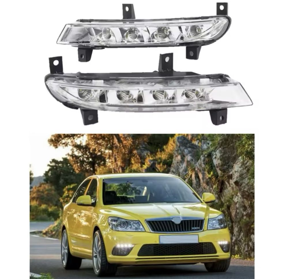 дневные ходовые огни дхо Skoda octavia